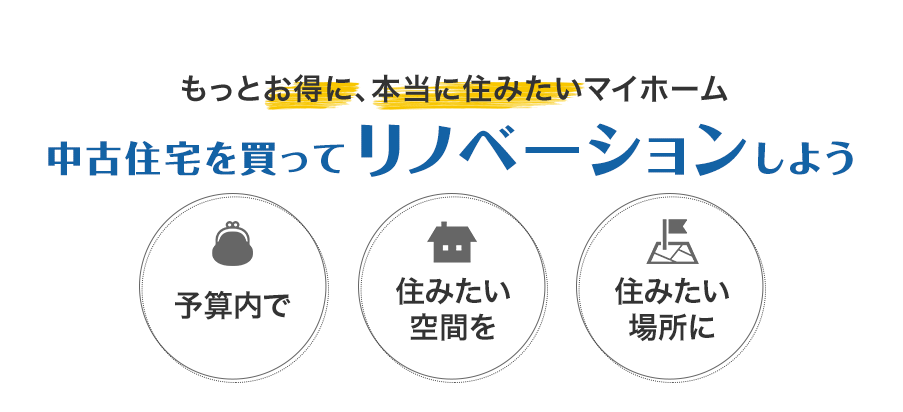 中古住宅を買ってリノベーションしよう
